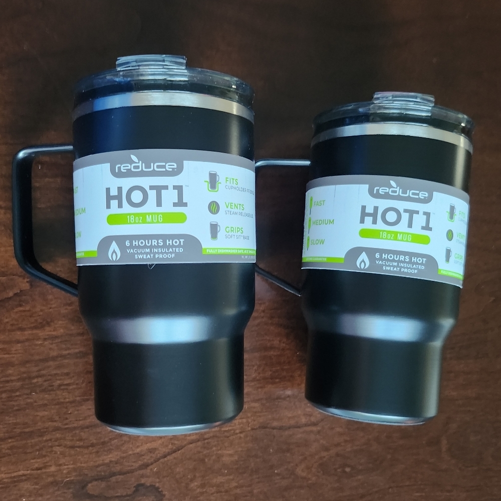 A Bundle of 2 Reduce Hot1 Stainless Steel Mug